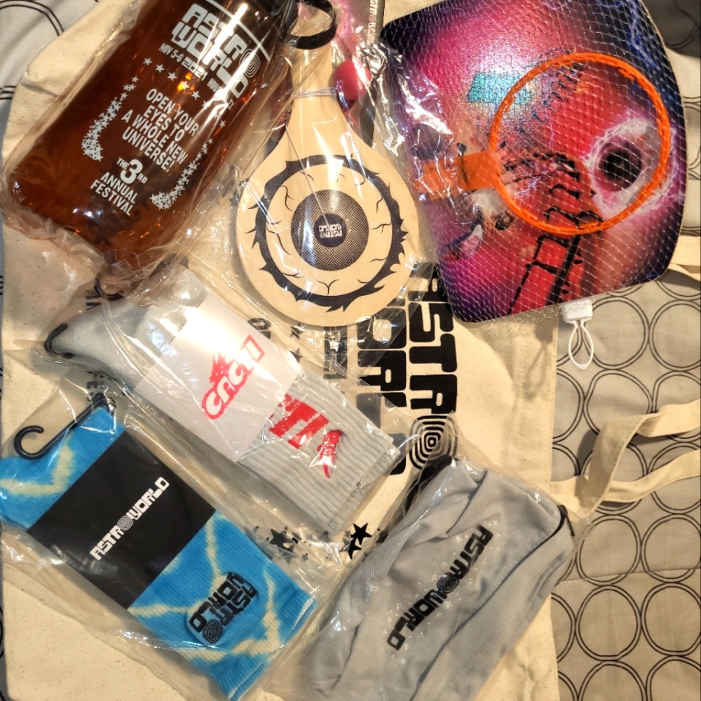 Travis Scott Astroworld merch bundle